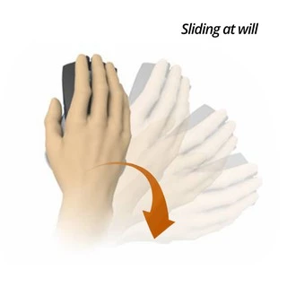 Ankndo แผ่นรองเมาส์ซิลิโคนเจลกันลื่นสําหรับเล่นเกมสํานักงาน Ergonomic Wrist Rest แผ่นรองข้อมือ ที่รองข้อมือเมาส์
