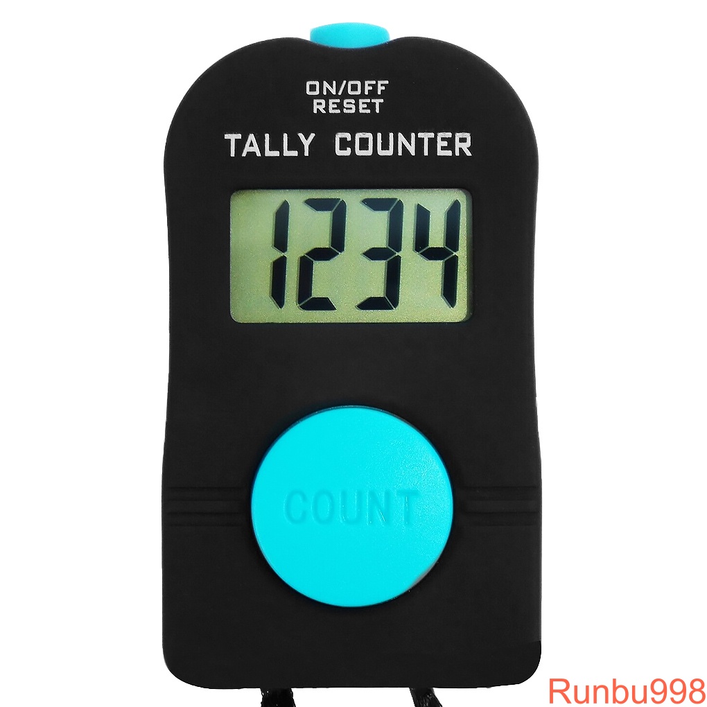 Counter Electronic Clicker Manual Digital Counter Finger Ring Mechanical  Handheld Counter for Row People Golf 