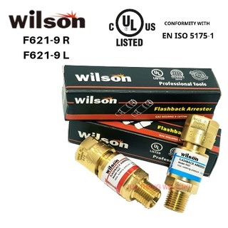 กันไฟย้อน/กันย้อนลม-แก๊ส ติดที่เกจ์ Wilson Flashback Arrestors F-621R,F-621L