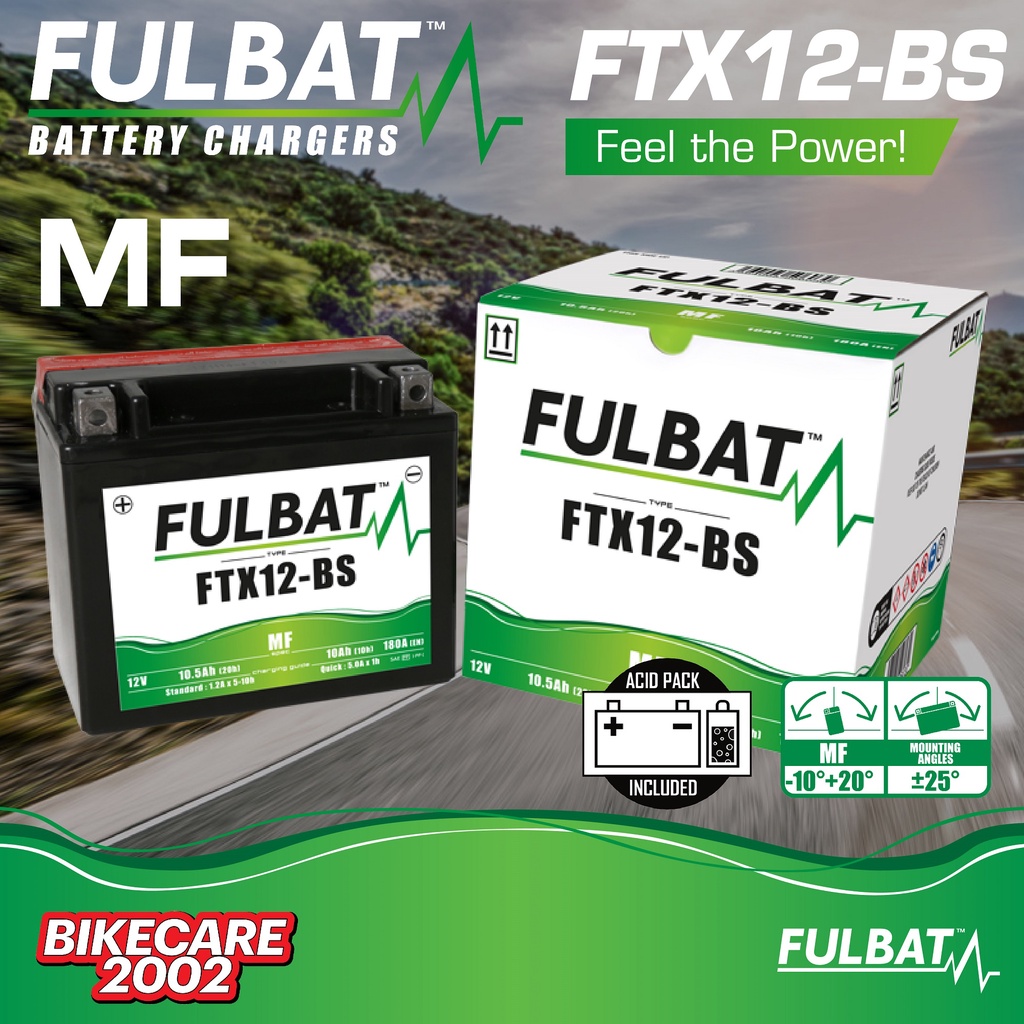 แบตเตอรี่ FULBAT Battery รุ่น FTX12-BS