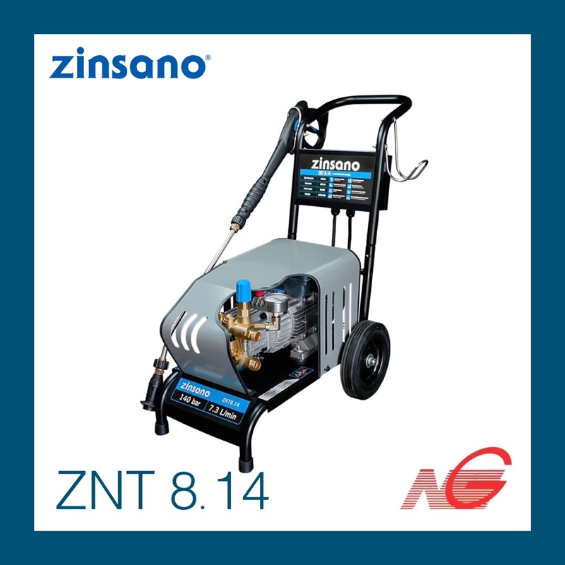 เครื่องฉีดน้ำแรงดันสูง ZINSANO รุ่น ZNT 8.14  140 บาร์ รหัสสินค้า 1ABZIZNT81401