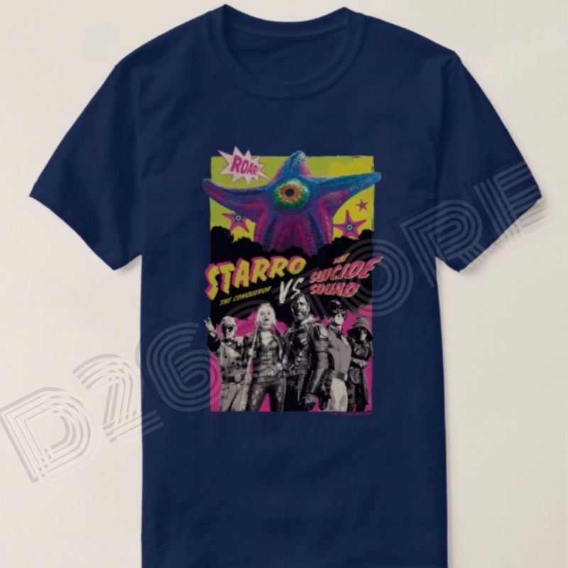 เสื้อยืด พิมพ์ลาย Suicide Squad vs Starro The Conqueror Movie The Suicide Squad Task Force X James G