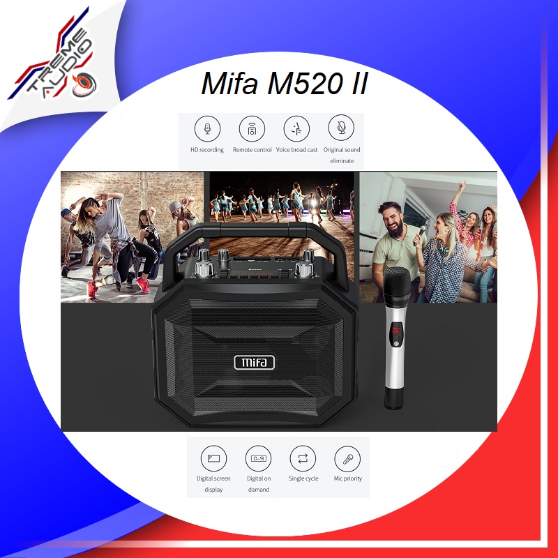 Mifa M520II Multi-function Karaoke Bluetooth Speaker(ลำโพงตั้งพื้น/ตู้ร้องคาราโอเกะ/ตู้ลำโพงพกพา) ปร