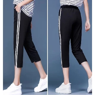 #กางเกงผู้หญิงขา4ส่วน ราคาพิเศษ+ ผ้ายืดตัวใหญ่ดีใส่เทียวใส่ออกกำลังกายใด้ผ้ายืดเกาหลี+ผ้านิ่มใส่สบาย(ไม่ผิดหวัง)#113