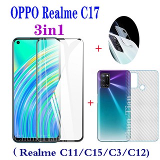 ฟิล์มกระจกนิรภัยสําหรับ Oppo Realme C17 Realme C15 Realme C 1 Realme C2 Realme C3