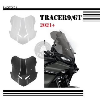 Psler ชิวหน้า บังลม กระจกหน้ารถ กระจกกันลม สําหรับ Yamaha Tracer 9 GT Tracer 9GT 2021 2022