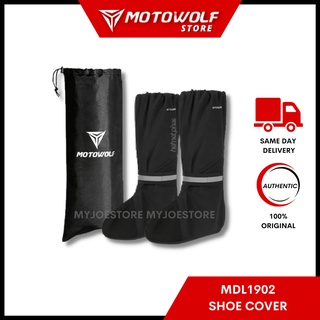 Motowolf MDL1902 ผ้าคลุมรองเท้า XMAX XADV กันน้ํา สําหรับ Yamaha Honda GS Kawasaki EPVC Rain Sarung Kasut baju Hujan EX5 ADV