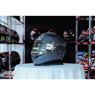 หมวกกันน็อค SOMAN HELMET รุ่น SM960 SHINNING CEMET GREY