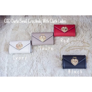 C&amp;D รุ่น Darla Small Crossbody With Cluth Ladies Code:B4D060765 แบรนด์แท้ 100% งาน Outlet