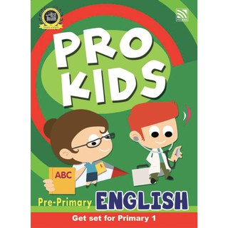 หนังสือแบบฝึกหัดอนุบาล เตรียมประถม Pro Kids Pre-Primary English Pelangithai