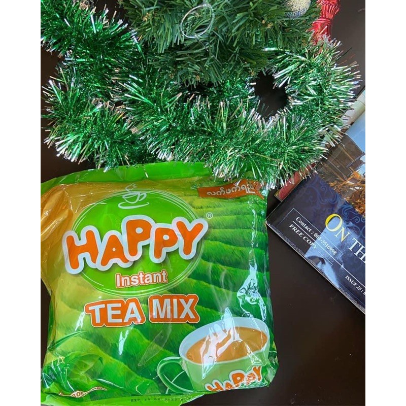 Happy instant tea mix ชานมพม่า 3in1