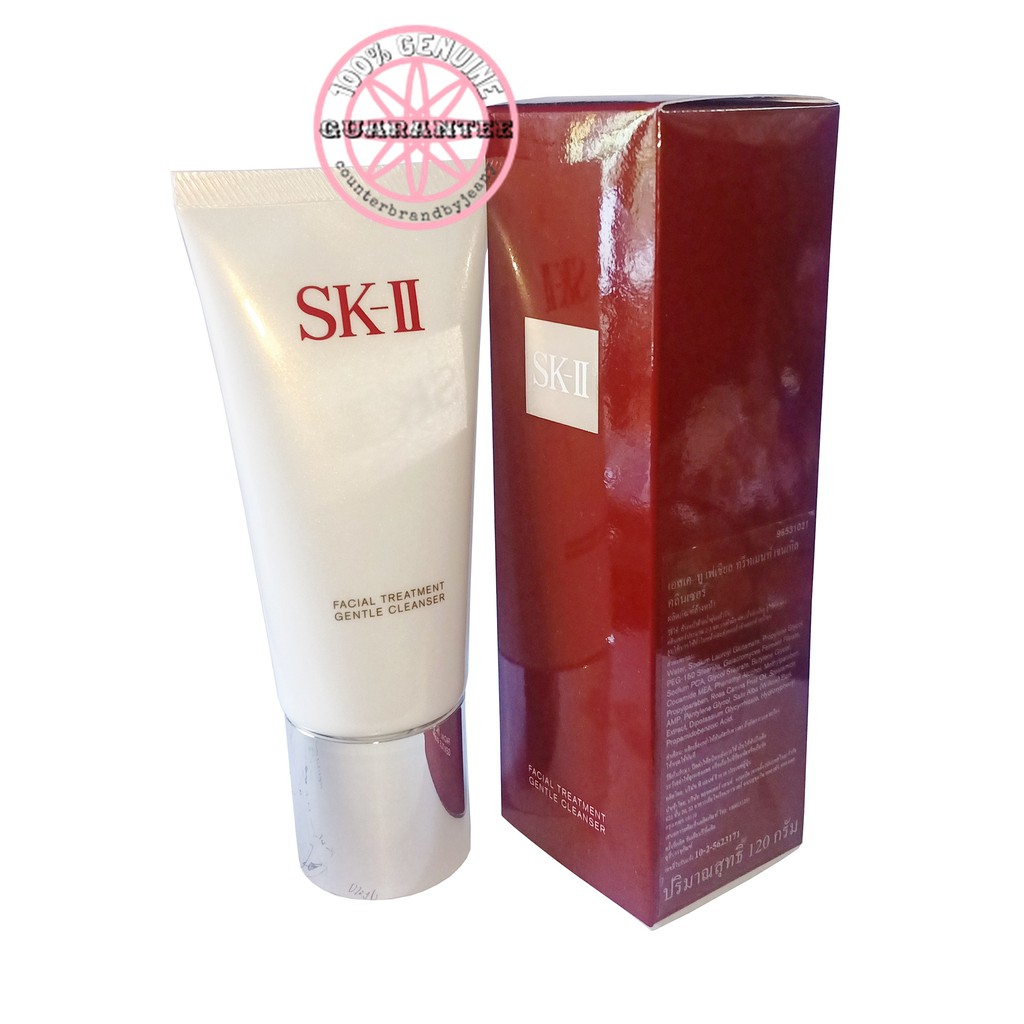 SK-II Facial Treatment Gentle Cleanser 120g ✅ แท้ป้ายไทย โฟมล้างหน้า เอสเคทู