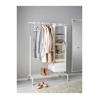 RIGGA ราวตากผ้า Clothes rack 111*175 cm (ขาว)