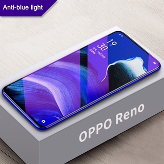 ฟิล์มกระจกนิรภัยกันรอยหน้าจอ HD กันแสงสีฟ้า สําหรับ OPPO Reno 6z 5 5G 4 SE Lite 4F 4Z 3 Pro 2 2Z 2F F11 F9 R17 R9s Plus 10x Zoom