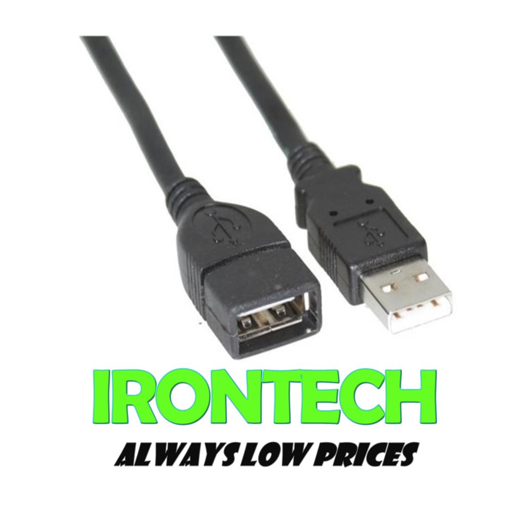 1.5 /3M/5M/ 10M USB 2.0 Extension Cable สาย USB ชาย USB Female Data Sync Cord