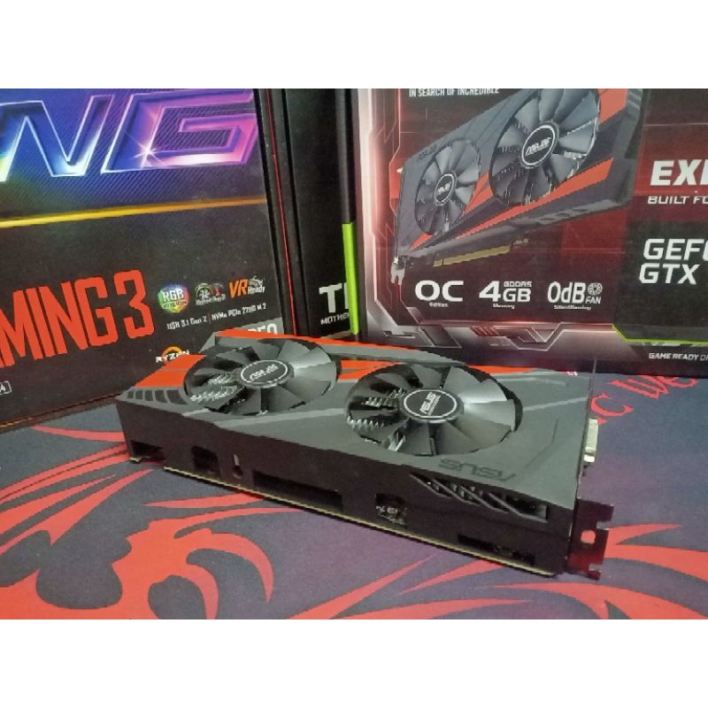การ์ดจอASUS Expedition GeForce® GTX 1050 Ti OC edition eSports gaming graphics card 4GB GDDR5ืมือ2 99%ประกัน15วัน🖥️✅