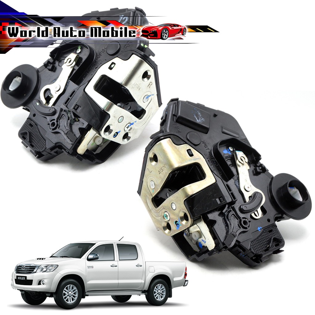 ชุด กลอนประตู หลัง ซ้าย+ขวา รุ่นไฟฟ้า 2 ชิ้น Toyota  Hilux Vigo Champ Double Cap ปี2005 - 2014