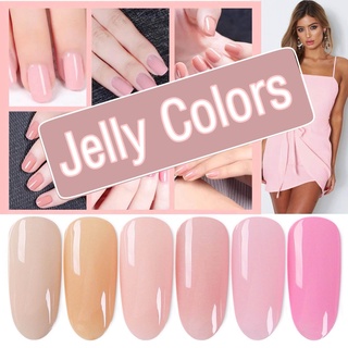 [ เพียง 62.- ใส่โค้ดDETMAR30 ] สีทาเล็บเจล Milan Jelly Sweet Color Series Nail Gel Polish สีเจลลี่หวานแหวว ขนาด 15 ml.