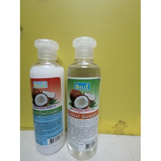 Beelle coconut shampoo and coconut Conditioner 400 ML * 2 ชิ้น