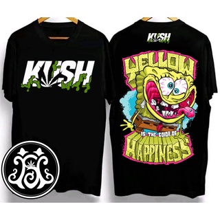 ผ้าฝ้าย 100%เสื้อยืด kush เสื้อยืดสุดเท่ Crew neck T-shirt. Oversized T-shirt เสื้อยืดผ้าคอตตอน V.31S-3XL