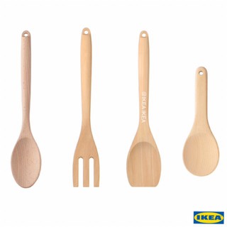 คู่ครัว พร้อมส่งIKEA RÖRT ทัพพี ตะหลิว ส้อม สำหรับหม้อและกระทะที่เคลือบสารกันติด ป้อหม้อเคลือบเซรามิค  หม้อเคลือบญี่ปุ่น