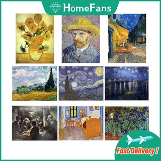 【HF】ภาพวาดปักเพชร แนวโมเสก ลาย Van Gogh 5D ขนาด 40X50 ซม. สําหรับตกแต่งผนังบ้าน DIY