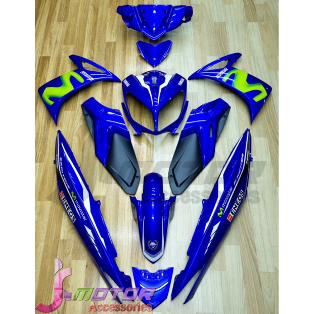 12ชิ้น​ ชุดสี YAMAHA NOUVO ELEGANCE​ MOVISTAR LIMITED​ EDITION แฟริ่งใหม่ " แท้ " เบิก YAMAHA สีน้ำเ