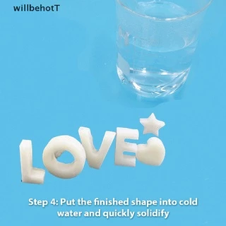 [WillbehotT] เม็ดพลาสติก พลาสติก โพลีมอร์ฟ 50 กรัม DIY