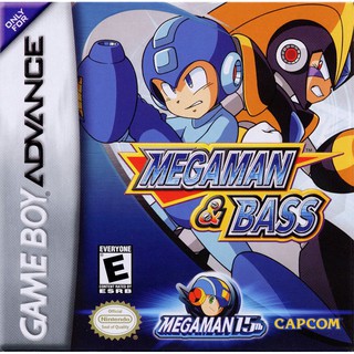 ตลับ GBA Mega Man &amp; Bass ตลับผลิตใหม่ ระบบ เซฟ ไอซี ไม่ใช้ถ่าน