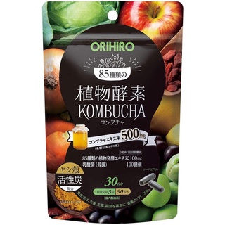 【ส่งตรงจากญี่ปุ่น】Orihiro Plant Enzyme Combucha 90 เม็ด สําหรับ 30 วัน