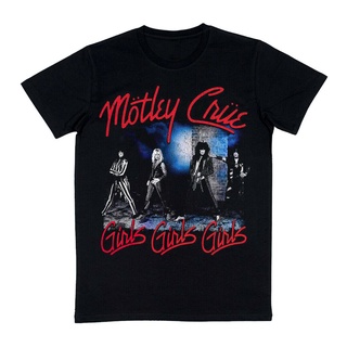 [COD]Gildan เสื้อยืด ผ้าฝ้าย 100% พิมพ์ลายกราฟิก Motley Crue s s Diy สไตล์มินิมอลS-5XL