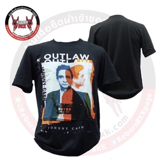 เสื้อยืดพิมพ์ลายแฟชั่นเสื้อวง JOHNNY CASH สินค้าลิขสิทธิ์แท้100%