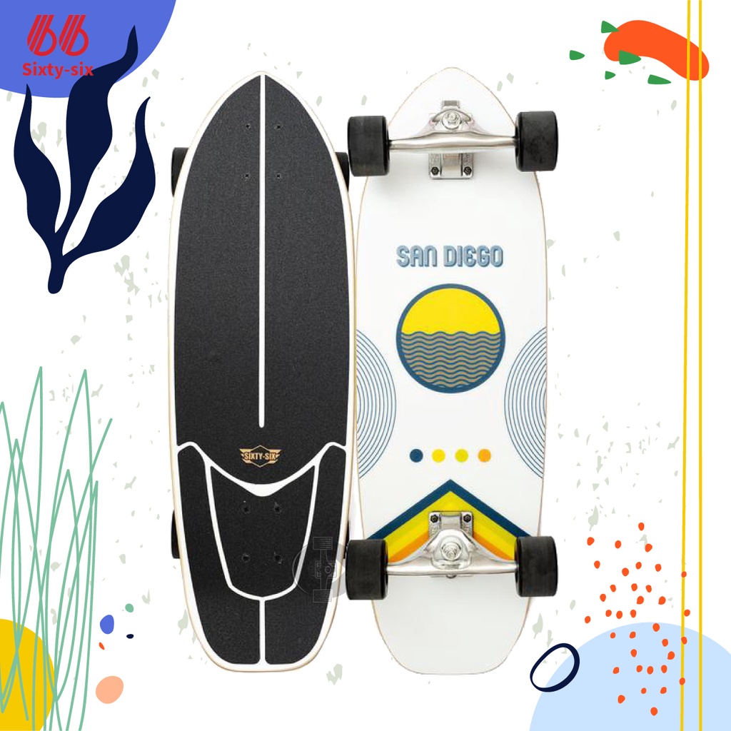 Sixty-Six Surfskate San Diego 30.7" Summer Rays 2021