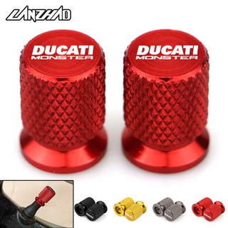 Cnc ฝาครอบวาล์วยางรถจักรยานยนต์อลูมิเนียมสําหรับ Ducati Monster 821 696 795 797 2013-2016 2017 2018 2019