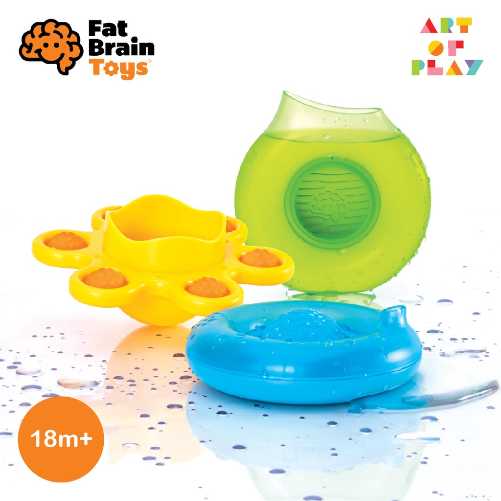 ของเล่นอาบน้ำเด็กสำหรับวัย 18 เดือนขึ้นไป - Dimpl Splash - ของเล่น bath time toys จาก Fat Brain Toys