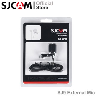 SJCAM EXTERNAL MICROPHONE FOR Action Camera SJ8 SJ9 SERIES ไมโครโฟน กล้องแอคชั่น กล้องติดหมวก กล้องถ่ายวีดีโอ เอสเจแคม