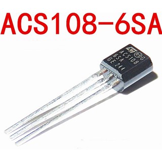 (2ตัว) ACS1086SA , ACS108-6SA , TO-92 AC Switch 0.8A 600V (รหัสสินค้า M01452)