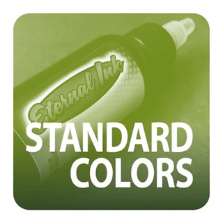 Etenal Ink 1 Oz  Standard Colors หมึกสักเอนทานอล ขนาด 1 ออนซ์ สินค้า Mand in USA.