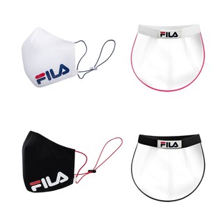 Fila Duo Pack หน้ากากป้องกันละออง Faceguard + หน้ากากผ้า Fila Basic Mask  (389)