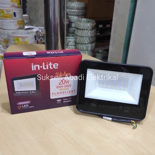 Inlite หลอดไฟฟลัดไลท์ 20W 20W 20W. รับประกันไฟฟลัดไลท์ LED