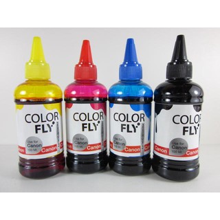 หมึกเติม 4สี CANON  100ml. Color Fly