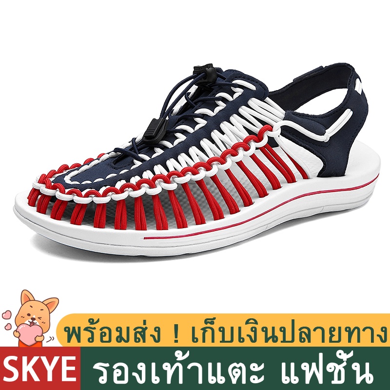 SKYE รองเท้าแตะ แฟชั่น สำหรับผู้ชาย รองเท้าแตะรัดส้น 36-48