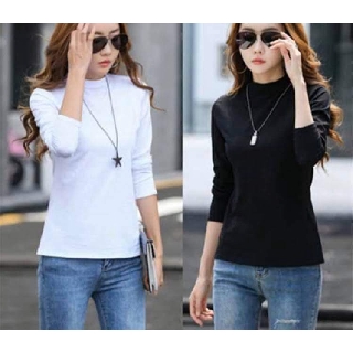 เสื้อคอเต่าแขนยาว เต็มตัว (ผ้าคอตตอน)