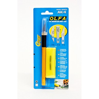 มีดคัทเตอร์โอฟ่า OLFA รุ่น AK-4 สำหรับงานกรีดระดับ Professional   1 ชิ้น