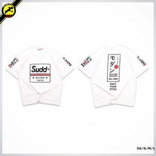 Sudd Oversize เสื้อโอเวอร์ไซส์ รุ่น NAKANO แฟชั่น คอกลม ลายสกรีน ผ้าฝ้าย cotton ฟอกนุ่ม ไซส์ XS S M L