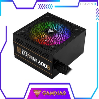 GAMDIAS - POWER SUPPLY 600W KRATOS 600B (80+Bronze) อุปกรณ์จ่ายไฟ รับประกัน 5 ปี