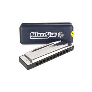 Hohner  ฮาร์โมนิก้า รุ่น Silver Star ขนาด 10 ช่อง คีย์ G