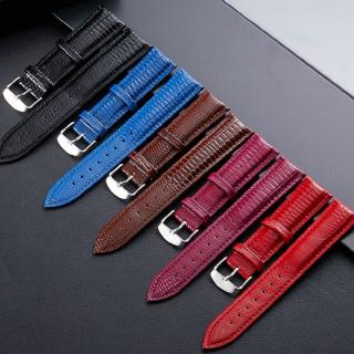 Lizard Pattern Genuine Leather Watch Band Belt Watch Accessories 12mm 14mm 16mm 18mm 20mm 22mm 24mm