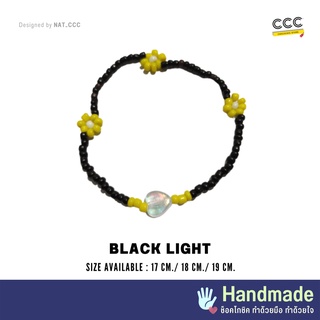 สร้อยข้อมือลูกปัด รุ่น BLACK LIGHT | Chocochic Bracelet