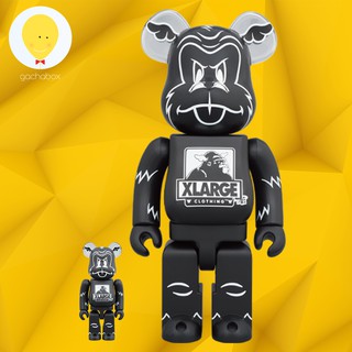 gachabox Bearbrick XLARGE X D*FACE Black version 100%+400% แบร์บริค พร้อมส่ง ของแท้ Be@rbrick ฟิกเกอร์ DFACE X-LARGE